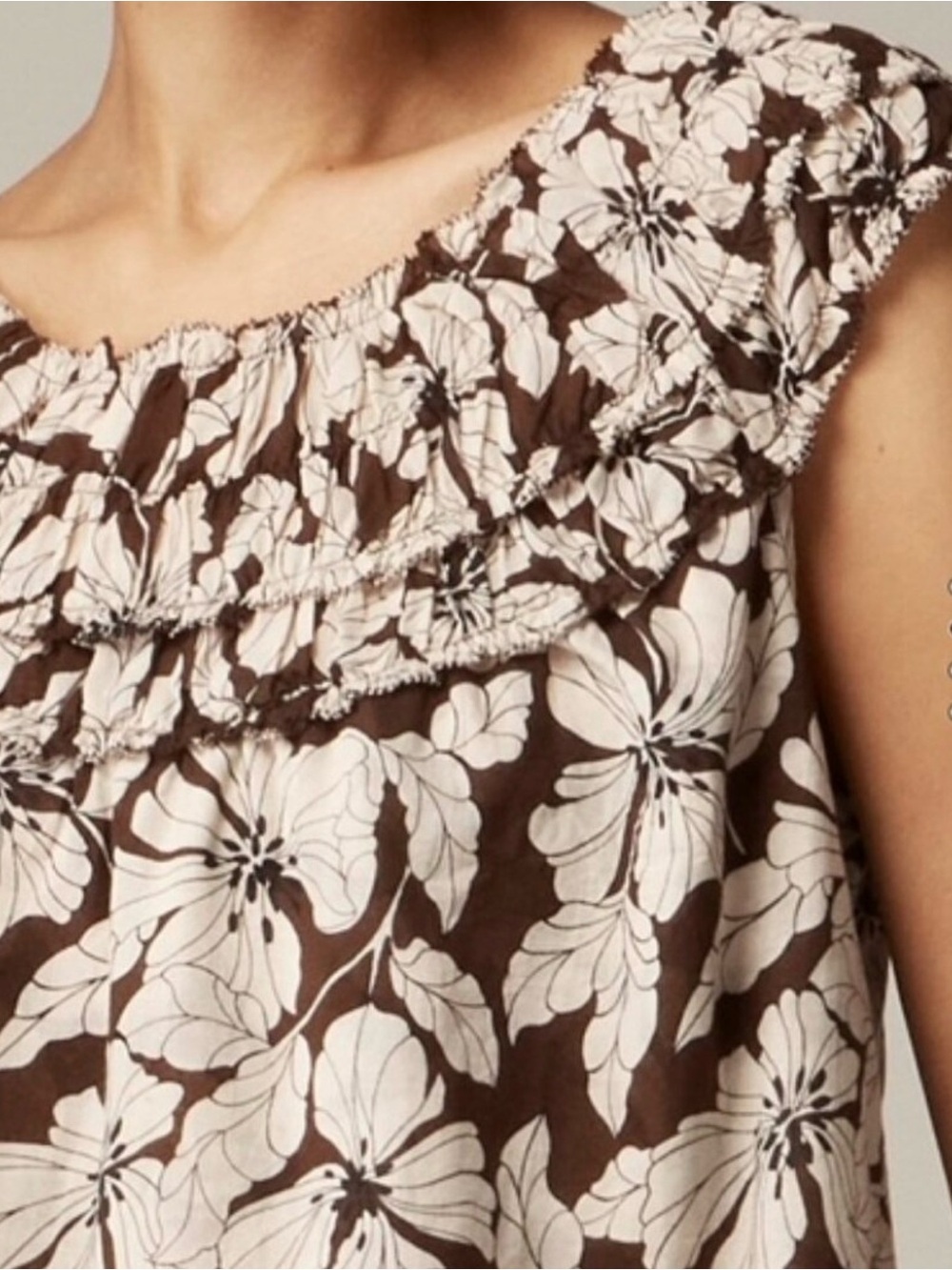 J. Crew Rosalie Floral Blouse, EUC - Picture 3 of 4
